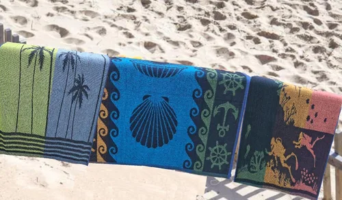 Miniatura 7 de Toallas de Playa de Algodón - Toalla de Piscina Hammam Classic de 30 x 60 Pulgadas, Toallas de Playa Suaves de Gran Tamaño para Adultos - Toallas