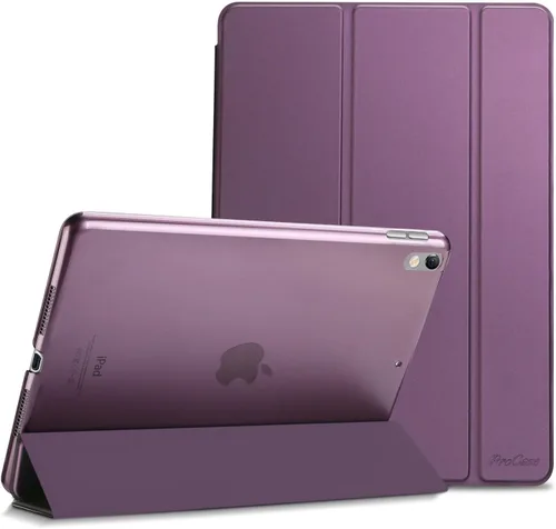Miniatura 17 de ProCase Funda Inteligente para iPad Air de 10,5" 3ª Generación 2019 / iPad Pro 2017, Funda Delgada con Soporte con Parte Trasera Translúcida Negro