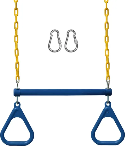 Jungle Gym Kingdom Juegos de Columpios para Patio Trasero, Barras de Mono y Accesorios de Columpios - El Conjunto Incluye Barra de Columpio Trapecio