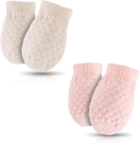 Miniatura 45 de Guantes de punto para bebés, niños y niñas, guantes de invierno para recién nacidos, guantes de 0 a 3 años