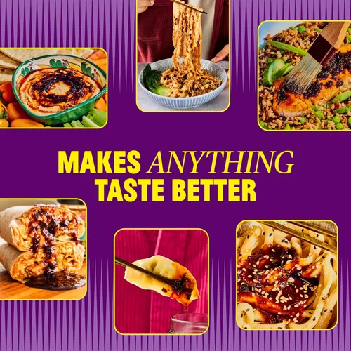 Miniatura 3 de FLYBYJING Salsa de Chile Sichuan Dulce + Picante: Perfecta para Fideos, Proteínas, Verduras, Pescado, Dumplings y Todo lo Demás - Salsa Picante