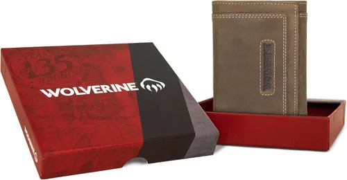 Miniatura 7 de Wolverine Mens Bifold Wallet RFID Protection ID Window Card Slots Bill Pocket Durable Leather Canvas