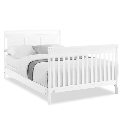 Miniatura 12 de Simmons Kids Carter - Cuna convertible 6 en 1, certificado Greenguard Gold, color blanco bianca