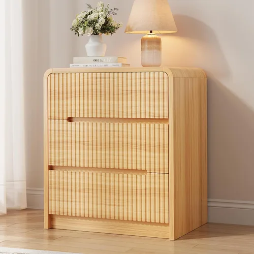 Miniatura 21 de OtterOasis Cómoda de madera negra para dormitorio, 5 cajones para almacenamiento de ropa, cómoda moderna con cajones anchos, cajones anchos