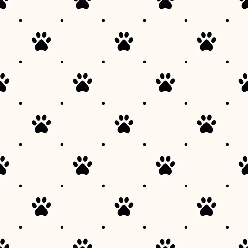 Miniatura 2 de SpeedWallpaper 3301 - Papel tapiz extraíble para perros en blanco y negro