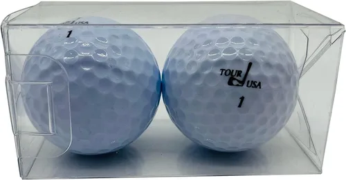 Miniatura 3 de Westmon Works 80 & Tee-Riffic 80th Birthday - Juego de 2 pelotas de golf y caja de exhibición