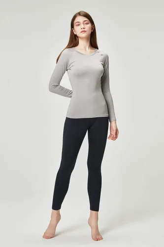 Miniatura 4 de DEVOPS Women's 2 Pack Thermal Long Sleeve Shirts Compression Baselayer Tops