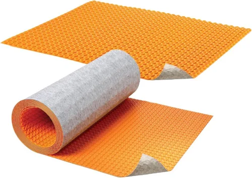 Miniatura 3 de Schluter Ditra-Heat-Duo Membrana de desacoplamiento con control de sonido integrado y rotura térmica, ideal para construcción de varios pisos