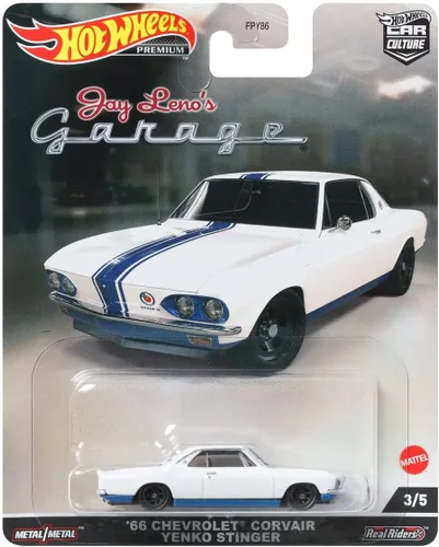 Miniatura 5 de Hot Wheels Car Culture 2022 Jay Leno's Garage - Paquete completo de 5 (FPY86‑957N) Mercedes‑Benz 300 SL, McLaren F1, Corvair Yenko Stinger '66