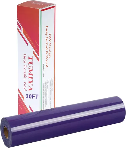 Miniatura 74 de TUMIYA Vinilo HTV - Vinilo de transferencia de calor de 12 pulgadas x 35 pies, vinilo dorado para planchar, rollo adhesivo brillante fácil de cortar
