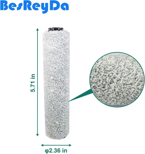 Miniatura 3 de 4 juegos de filtros HEPA de repuesto iFloor 3 y rollos de cepillo compatibles con iFloor 3 y Floor One S3 aspiradora inalámbrica en seco y húmedo