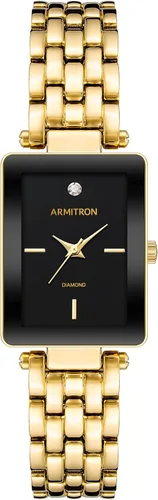 Miniatura 10 de Armitron Reloj de pulsera con brazalete y esfera de diamantes genuinos para mujer, 75-5769