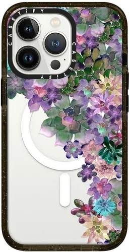 Miniatura 120 de CASETiFY Impact - Funda para iPhone 13 [protección contra caídas de 6.6 pies/compatible con Magsafe] Black Kingsnake, color negro transparente