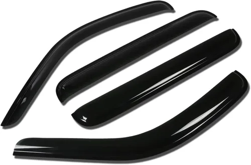 Miniatura 24 de DNA Motoring WVS-T2-0156 - Juego de 4 protectores de lluvia para ventana 04-08 Pacifica CS V6, tinte de humo, deflector de sol, viento y lluvia