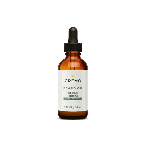 Aceite revitalizador Cremo para barba, asombrosamente superior, botella de 1 oz