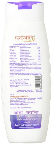 Miniatura 2 de Patanjali Champú limpiador anticaspa Kesh Kanti, 6.8 fl oz