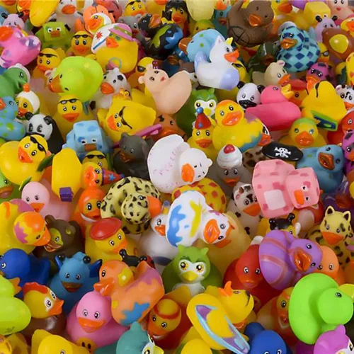 Miniatura 7 de Surtido de patos de goma para niños, regalos de cumpleaños de baño, baby showers, incentivos para el aula, playa de verano y actividad