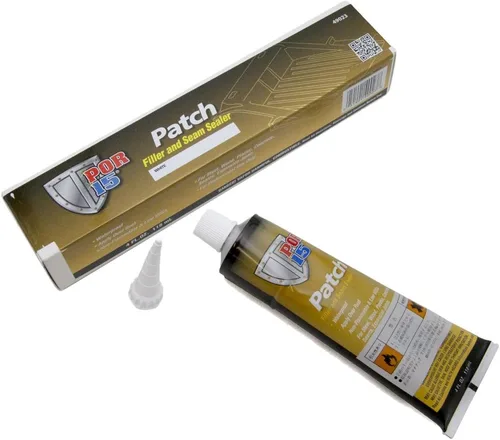 POR-15 Relleno de parches y sellador de costuras, adhesivo de relleno definitivo, 4 onzas, color blanco