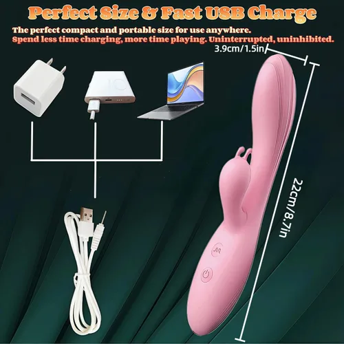 Miniatura 7 de Juguete para adultos para mujer, 12 patrones, orejas de conejo, juguetes de silicona seguros para el cuerpo, potente herramienta de estimulación