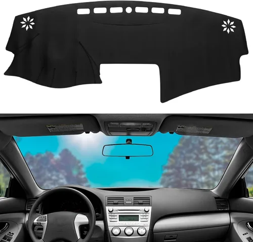 Miniatura 8 de Funda de cuero para salpicadero, protección solar compatible con Chevy Tahoe Suburban Denali Avalanche GMC Yukon/XL, Chevy Silverado Sierra 07-14