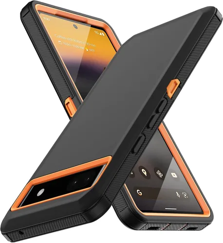 Funda para Google Pixel 6A, con protector de pantalla integrado, protección resistente contra caídas, cuerpo completo, a prueba de golpes, a prueba