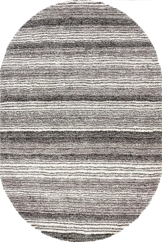 Miniatura 3 de nuLOOM Classie - Alfombra de pelo largo, tejida a mano, 3 x 5 pies, ovalada, gris multicolor