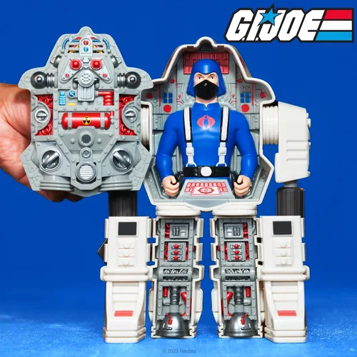Miniatura 4 de Super7 Super Cyborg G.I. Joe Cobra S.N.A.K.E. Armor (Color Completo - Gris) - Figura de Acción G.I. Joe de 11" con Accesorios Coleccionables