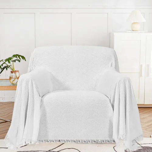 Miniatura 14 de MYSKY HOME - Funda para sofá, fundas para sofás, funda para silla extragrande, funda para sofá geométrico de color chocolate, funda para sofá