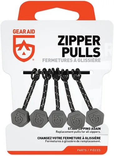 GEAR AID Tiradores de cremallera para chaquetas, tiendas de campaña, mochilas y equipaje
