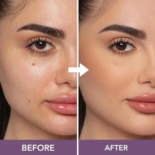 Miniatura 6 de Dermaflage - Corrector impermeable en crema (bronce oscuro), corrector de cobertura completa, acabado mate para cara y cuerpo, oculta ojeras
