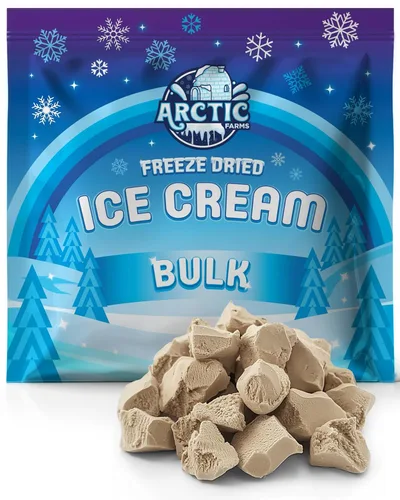 Miniatura 17 de Arctic Farms Trozos de Helado Liofilizado a Granel - No se Derrite (Mantequilla de Maní) (1 libra)