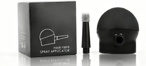 ZJchao Aplicador de fibra capilar para cabello fino, boquilla aplicadora en aerosol para fibras capilares para espesar instantáneamente el cabello