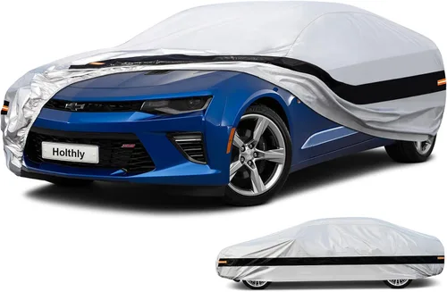 Miniatura 15 de Funda para Automóvil de 10 Capas Impermeable para Todo Clima para Coupé Hatchback, 100% Impermeable Fundas para Automóvil de Exterior Ajuste