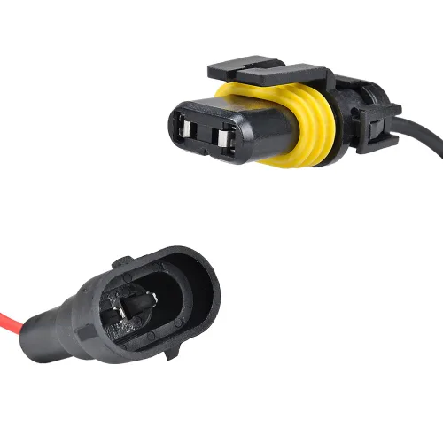 Miniatura 2 de MUYI 2 adaptadores H11 a 9006 macho a hembra Conversor Convierte el arnés de cableado de la luz antiniebla de la coleta