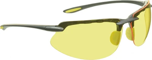proSPORT Visión nocturna antideslumbrante lente amarilla gafas de sol conducción hombres mujeres aviador metal plástico Marcos Marco gris Turismo: