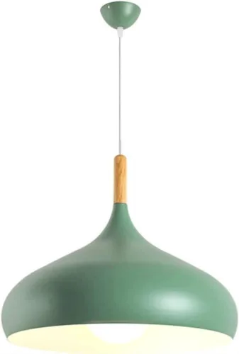 Miniatura 12 de Lámpara colgante de color macarrón para interiores de altura ajustable, lámpara nórdica industrial E27, lámpara de techo para cocina, isla, comedor