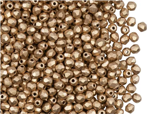 Miniatura 6 de 600 cuentas checo pulido fuego facetado perlas redondas 0.118 in 1/2 masa, cristal cobre arco iris