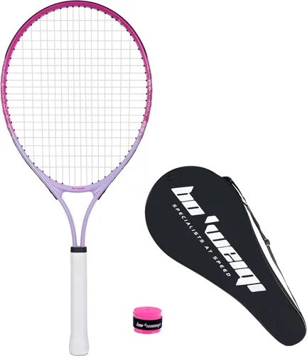 Miniatura 13 de bo'weiqi Raqueta de tenis para niños de 17"-25" para edades de 2-12 años, raqueta de tenis juvenil ligera para niñas y niños, deportes al aire Rosa