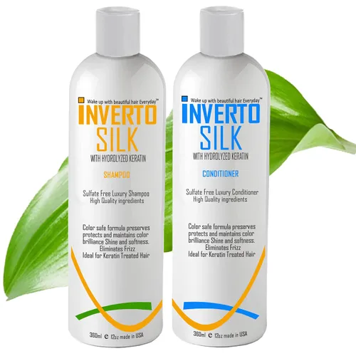 Keratin Research Cuidado del cabello sin sulfato y sal para tratamiento del cabello posqueratina, tratamiento diario para todo tipo de cabello,