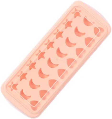 Miniatura 4 de OSALADI Molde de silicona para cubitos de hielo, moldes de chocolate con forma de estrella de cavidad, molde de jabón, moldes para hornear, molde