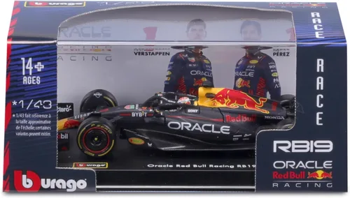 Miniatura 6 de 1:43 Race Oracle Red Bull Racing RB19 (2023) w/Driver - Vista #1