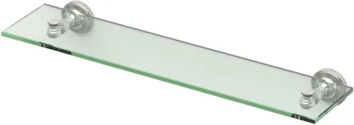 Gatco 4026 Tavern - Estantería de cristal, níquel satinado