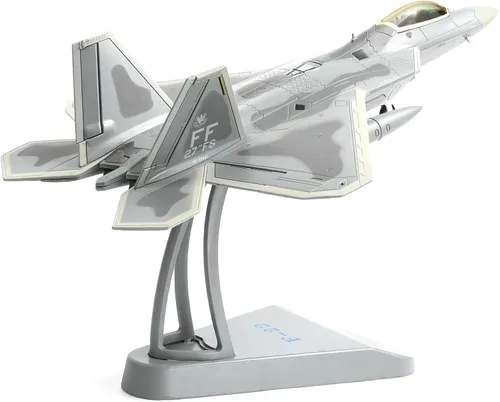 NUOTIE Classic USA F22 Raptor Fighter Attack Pre-Build Modelo 1:72 de aleación de avión fundido a troquel avión modelo de exhibición militar para