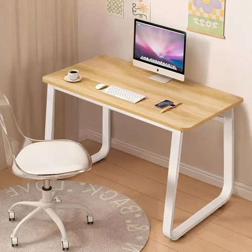 Miniatura 13 de Escritorio de Computadora de Estilo Moderno Simple para Oficina en Casa, Mesa de Escritura Pequeña de 47.2 Pulgadas para Escritorio o Dormitorio