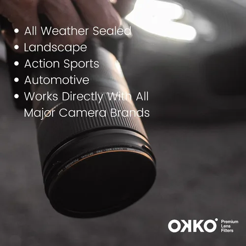 Miniatura 3 de Okko Filtro polarizador circular Pro Range para una fotografía perfecta, polarización ajustable, compatible con todas las principales marcas, filtro