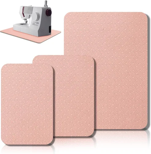 Miniatura 19 de Drydiet 3 Piezas Tapetes Silenciadores para Máquina de Coser Tapete de Pedal Almohadilla para Máquina de Coser Goma Antideslizante que se Mantiene