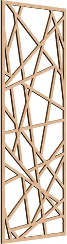 Miniatura 89 de Conway Paneles de pared decorativos de madera con calado, 9 3/8 pulgadas de ancho x 24 3/8 pulgadas de alto x 1/4 de alto, aliso