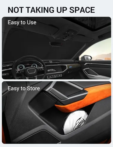 Miniatura 625 de Proadsy Parasol plegable para parabrisas delantero 2026, ajuste personalizado, accesorios para CRV SUV LX EX EX-L EX-L Navi Touring 2017-2022