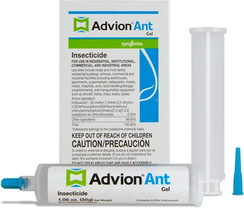 Miniatura 2 de Advion Ant Gel Bait, 4 tubos x 1.06 oz, 1 émbolo y 2 puntas, cebo eficaz para hormigas, formulado con 0.05% de indoxacarb, uso en interiores