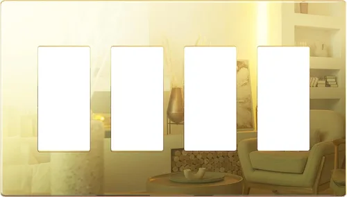 Miniatura 21 de LIDER Placa de pared decorativa sin tornillos para interruptor, resistente a los impactos, plexiglás de acrílico espejado, renovación moderna